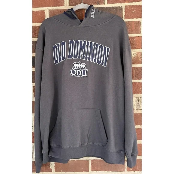 Old Dominion Monarchs Mens XXL Hoodie Sweatshirt Colosseum University Embroidery - Picture 1 of 8